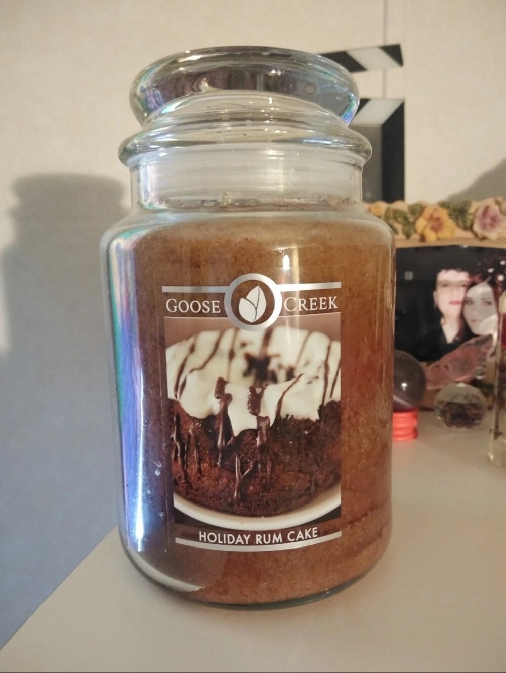 Very Rare! Retired Goose Creek Holiday Rum Cake Large Jar Jumbo Scented Candle!